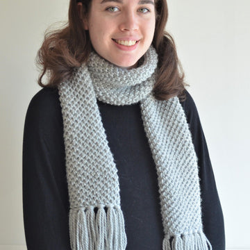 Pearl Brioche Scarf
