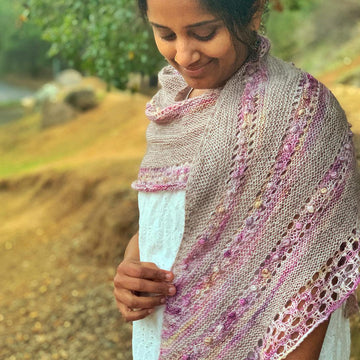 Rose Bed Shawl