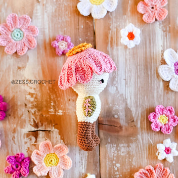 Crochet pattern Klig - The tiny spring flower creature