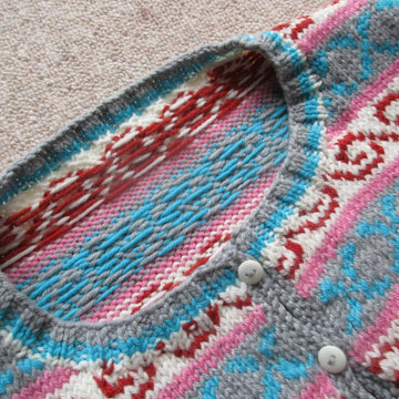 Rose Fairisle Cardigan