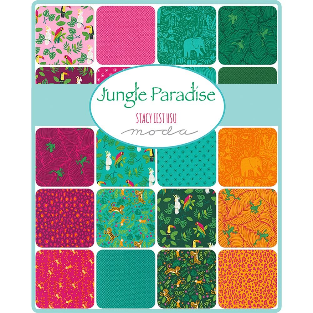 Moda Fabrics Jungle Paradise 2.5" Strip Roll - 20780JR
