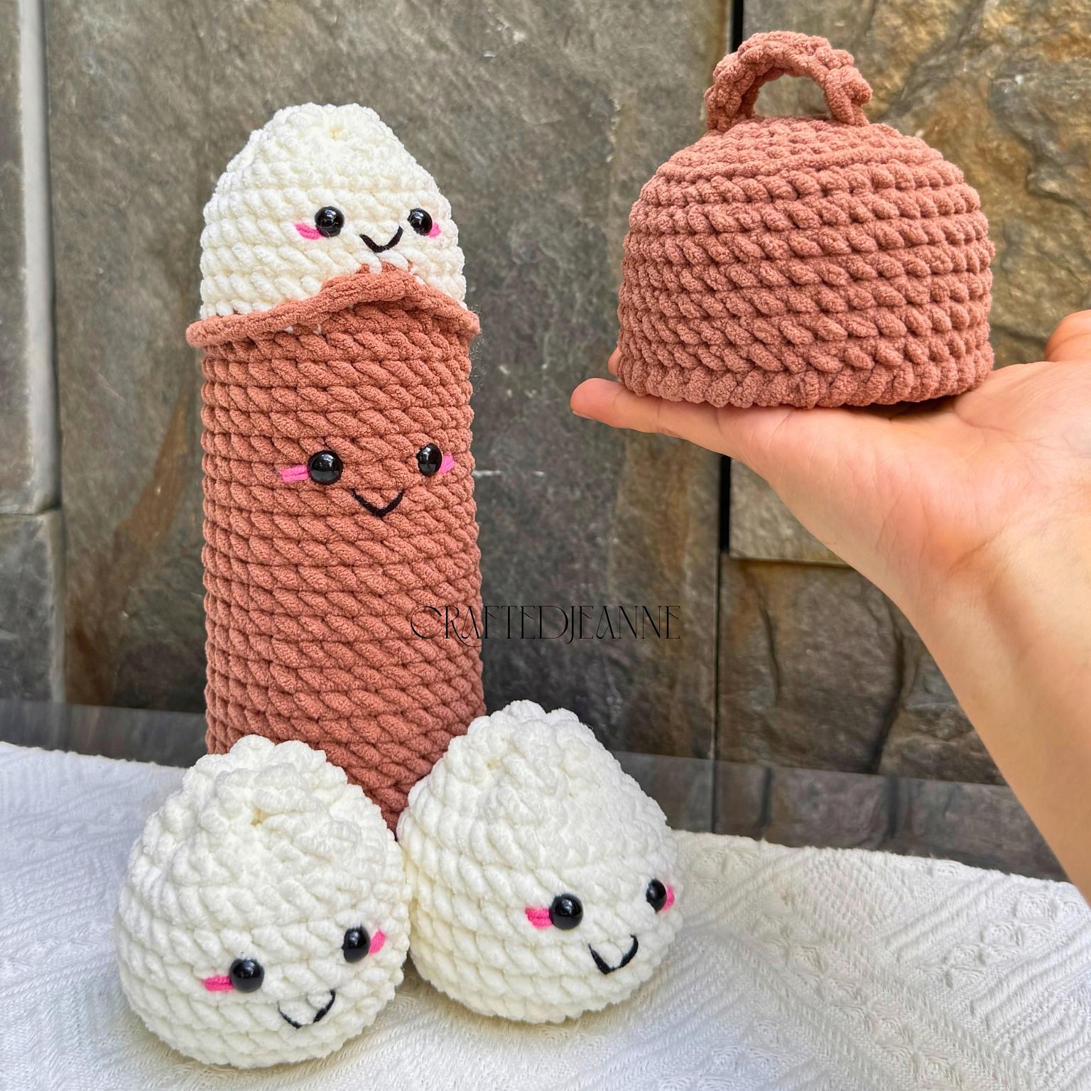 Dumplings Naughty Surprise Amigurumi