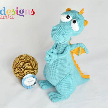 Blummy the Fireman Dragon - HavvaDesigns