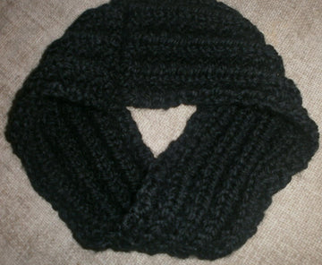 German Rib Infinity Scarf