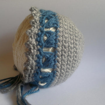 Picots Bonnet Hat | Crochet Pattern | Infant Size