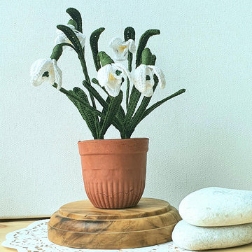 Snowdrops realistic flower