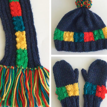 Playtime Mitts, Hat and Scarf Toddler and Child