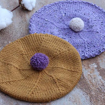 French Beret with PomPom