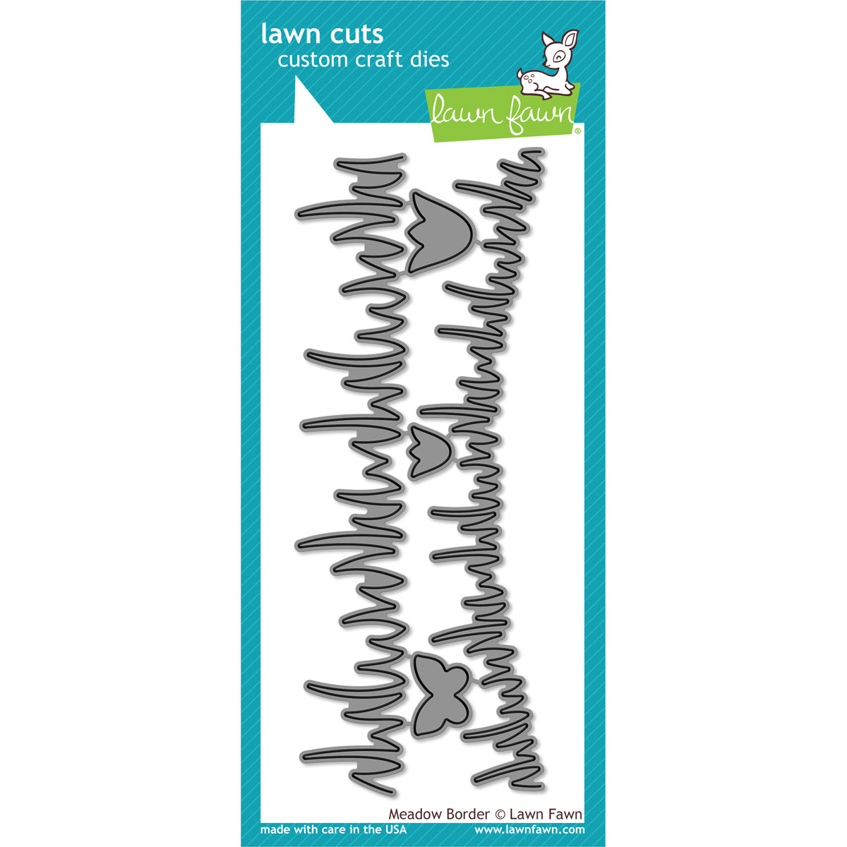 Lawn Fawn Lawn Cuts Custom Craft Border Die - Meadow, 6"