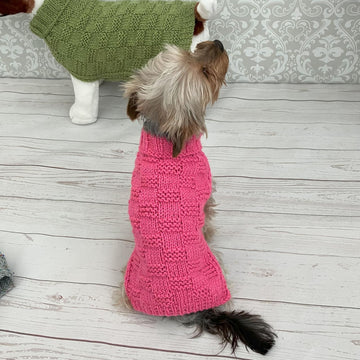 714- Dog Sweater Knitting Pattern -714