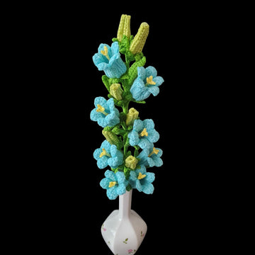 Crochet Canterbury bells flowers