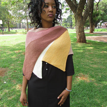 Colour Block Shawl
