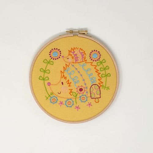Creative World Of Craft Prickly Pals Printed Embroidery Kit - 6"