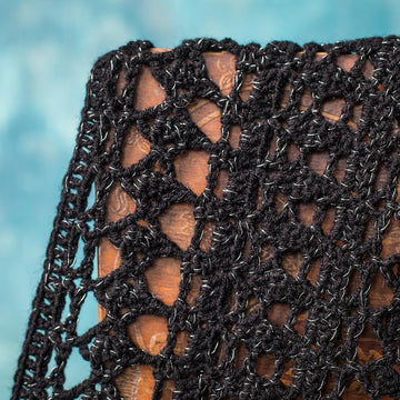 Diamond weave scarf