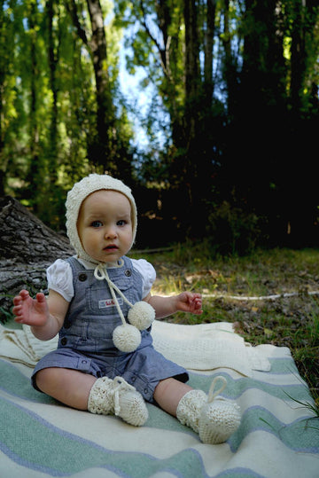 Samantha Pixie Hat and Bootees - Bc74