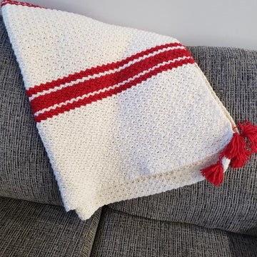 Candy Cane Throw
