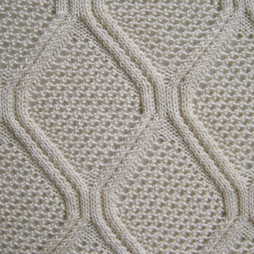 Montmellick Cable Lace Shawl
