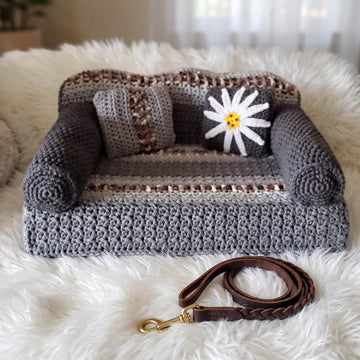 Gray Skies Cat, Dog Bed