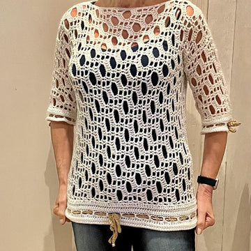 UNIQUE TUNIQUE Crochet Pattern English USA & Dutch