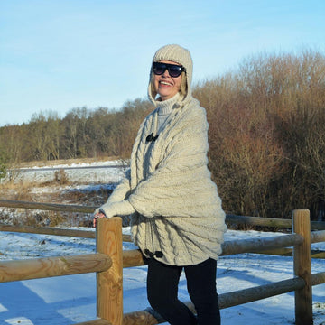 Winter Fun Cocoon-Cardigan