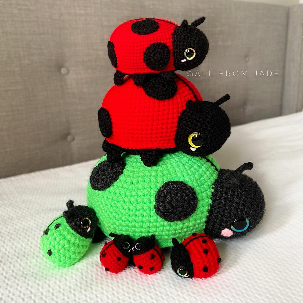 Charlene the Mama Ladybug & her baby