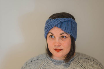 Easy Twisted Ear Warmer