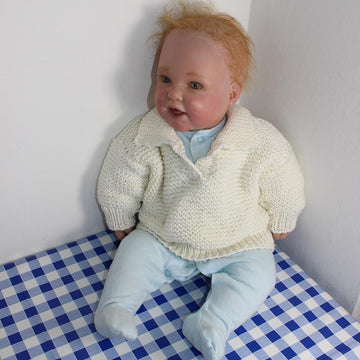 Baby Garter Stitch Sweater