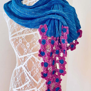 Fontaine De Fleurs Scarf Wrap