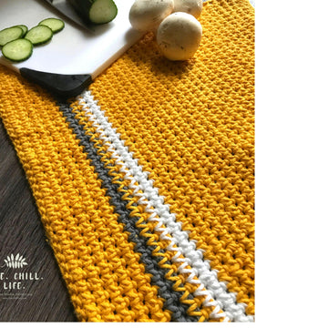 Saratoga stripes kitchen towel