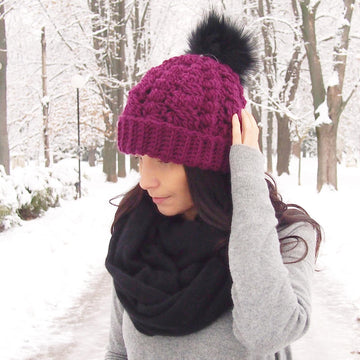 Cables & Bobbles beanie