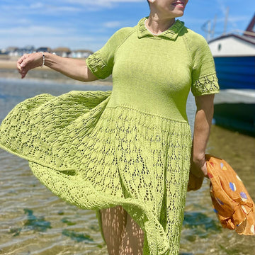 Gathered Collared Dress