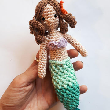 Mermaid amigurumi doll