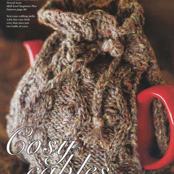 Cable and Bobbles Tea Cosy