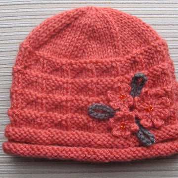 Stockinette Triangles Stitch Hat