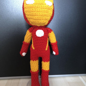 Iron Hero amigurumi doll