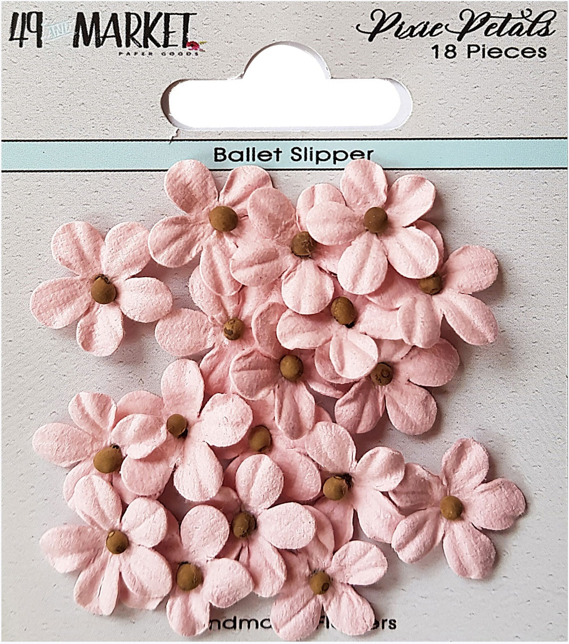 49 And Market Pixie Petals 18/Pkg - Ballet Slipper