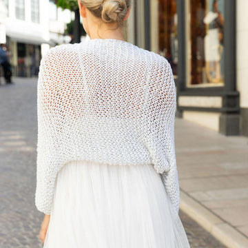 Glitter bolero for brides