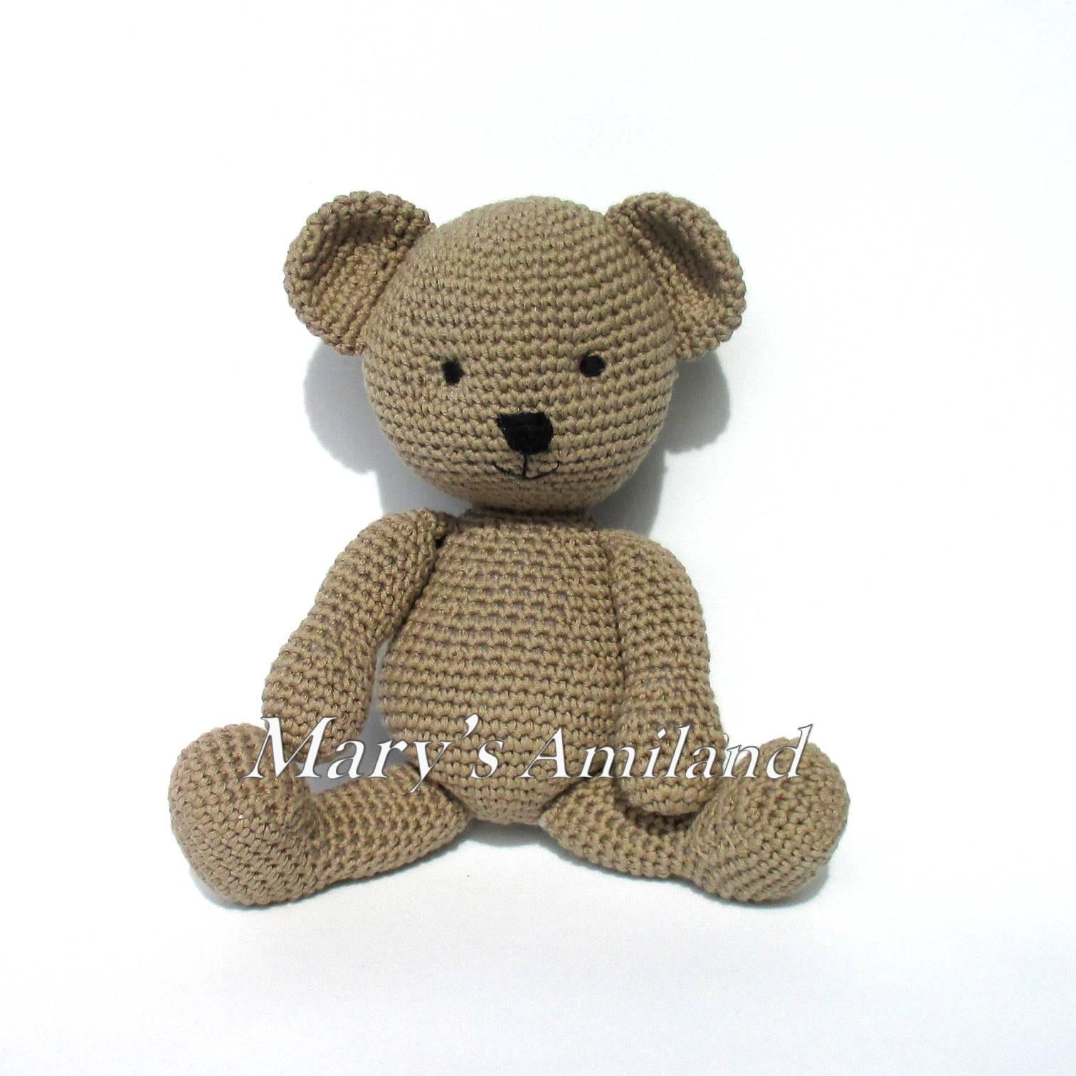 Oliver Bear The Ami - Amigurumi Crochet Pattern
