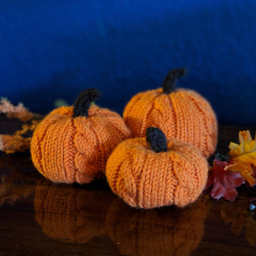 Cabled Pumpkins