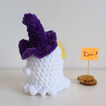 Crochet Halloween Trio: Mini Ghost, Pumpkin and Mini Bat Plush Toy Pattern