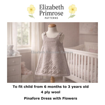 Flower Pinafore Dress P126