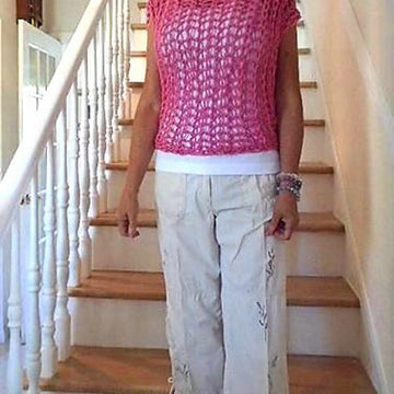 Fishnet Shell Sweater