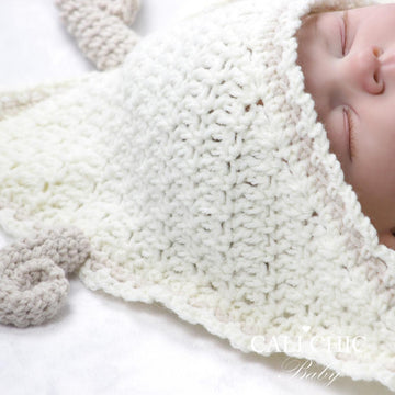 Little Lamb Hooded Baby Blanket #155