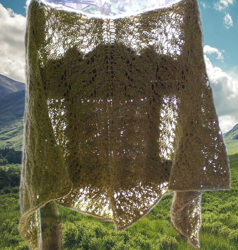 Bridgerton Lace Shawl
