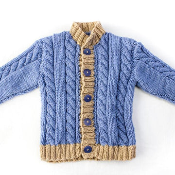 Cable Cardigan With Optional Hood