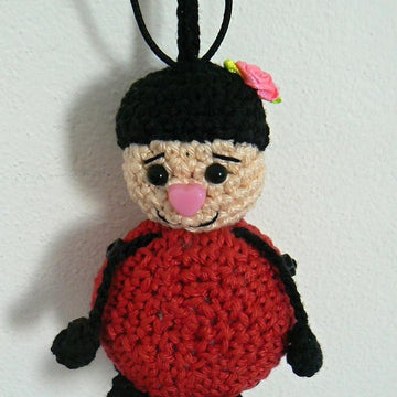 Ladybug keychain
