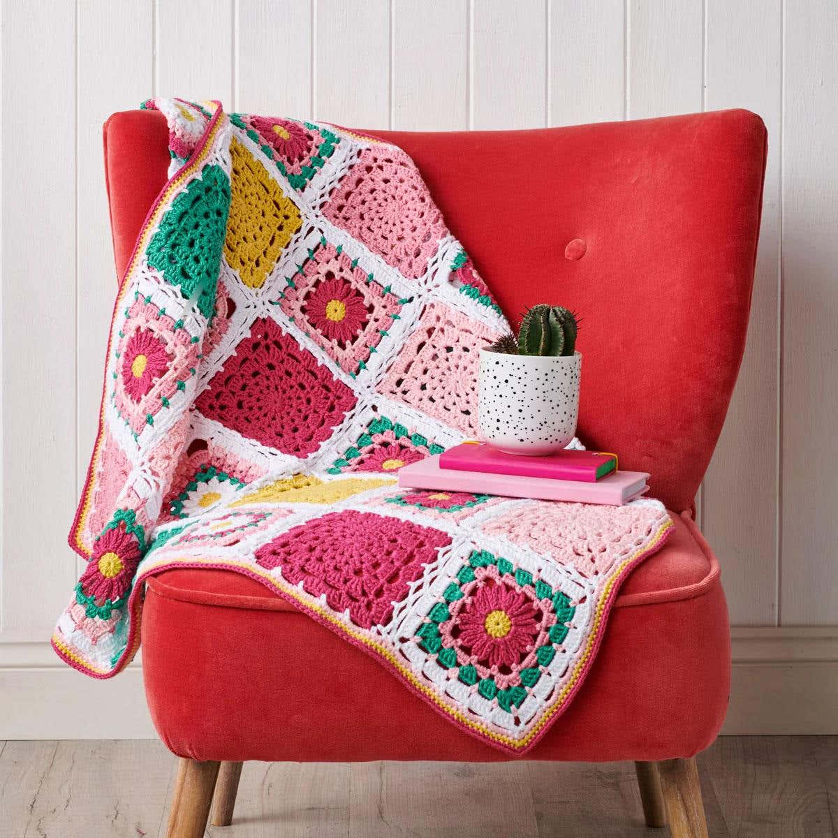 Granny Square Community Blanket Crochet Pattern