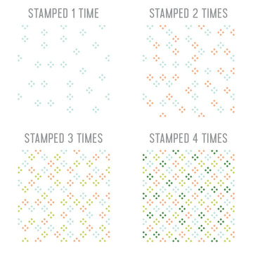 Concord & 9th Clear Stamps 6"X6" - Lovely Lattice Turnabout