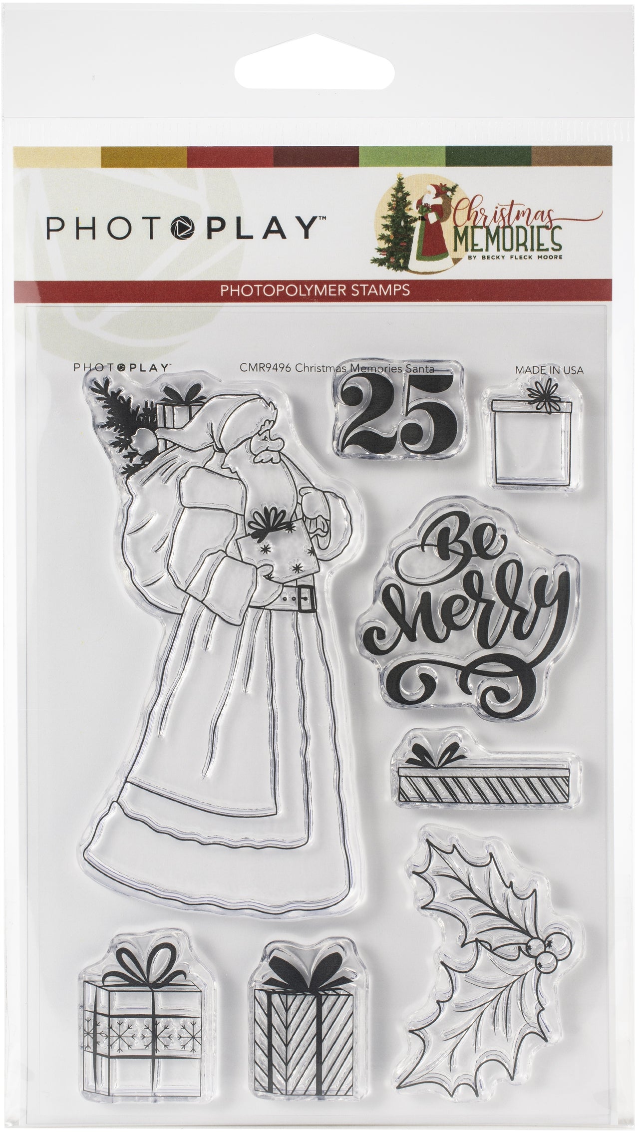 Photoplay Paper PhotoPlay Photopolymer Stamp - Santa, Christmas Memories