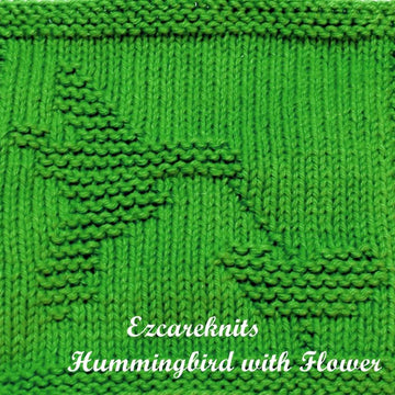 HUMMINGBIRD WITH FLOWER Cloth